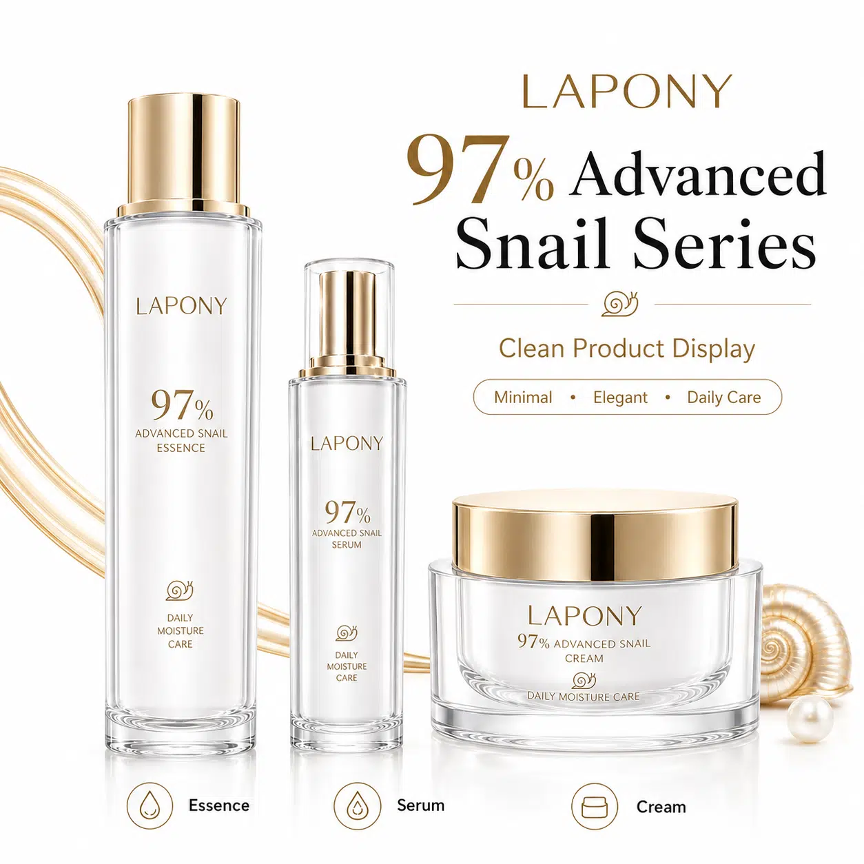Private Label 97% Advanced Snail Skincare Set image 2