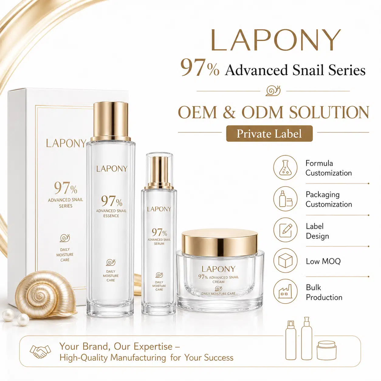 Private Label 97% Advanced Snail Skincare Set image 6