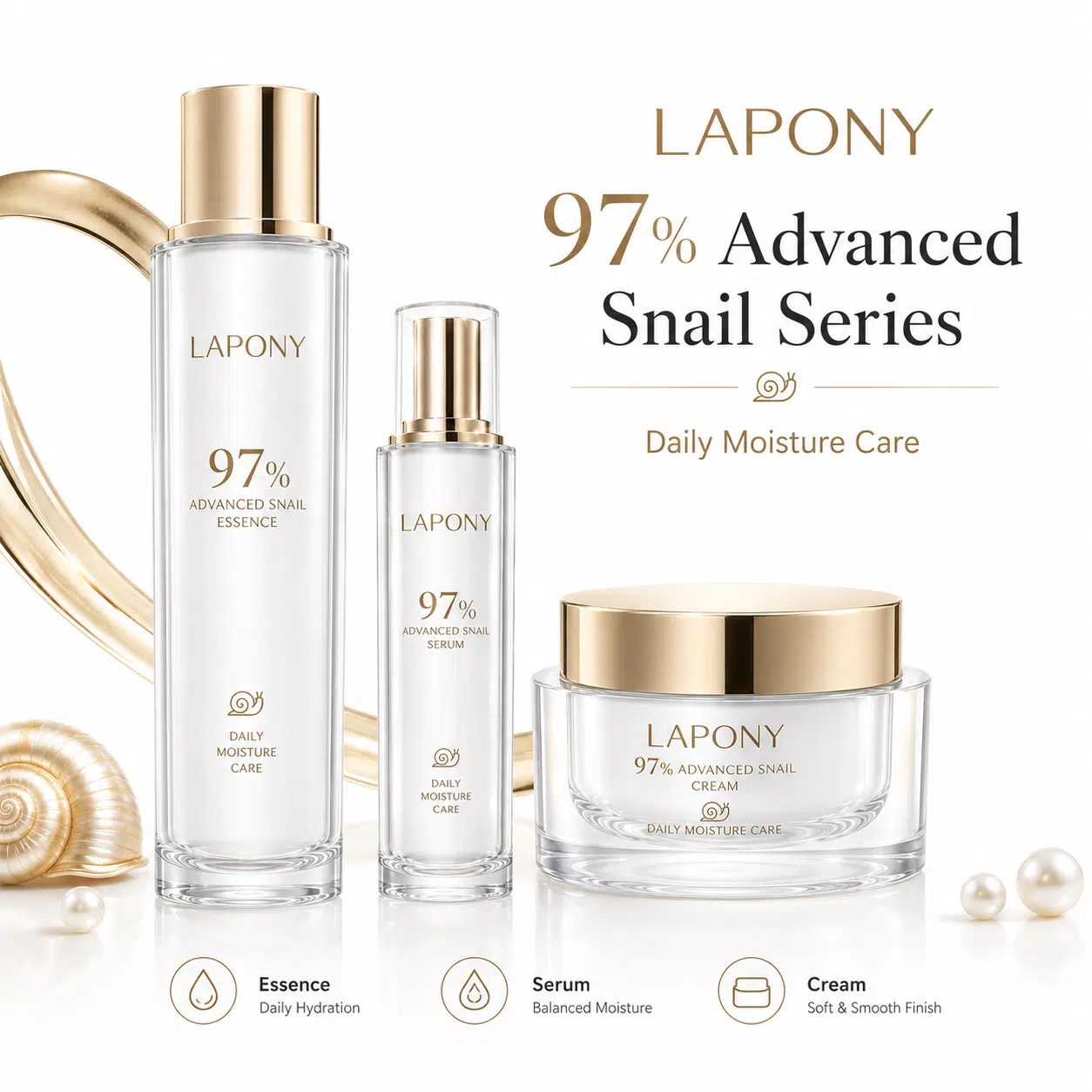 Private Label 97% Advanced Snail Skincare Set
