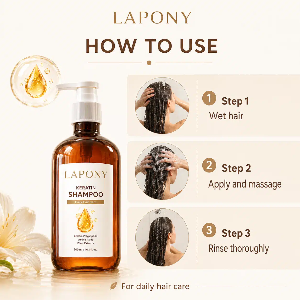 Private Label Keratin Smooth Shampoo image 5