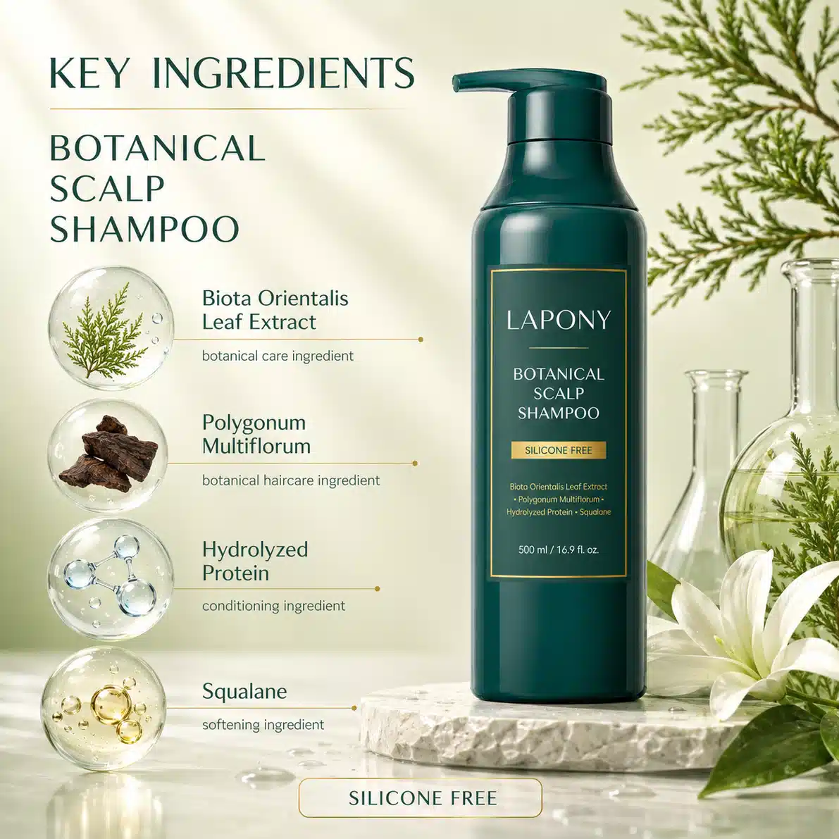 Private Label Botanical Scalp Shampoo image 2