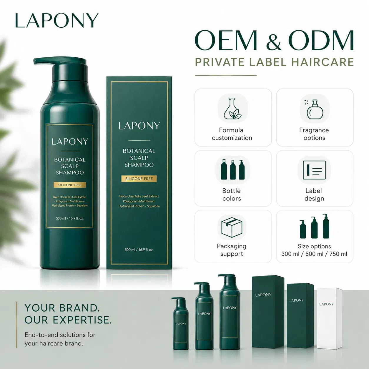 Private Label Botanical Scalp Shampoo image 5