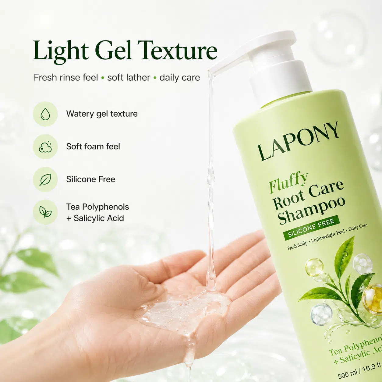 Private Label Fluffy Root Care Shampoo image 3