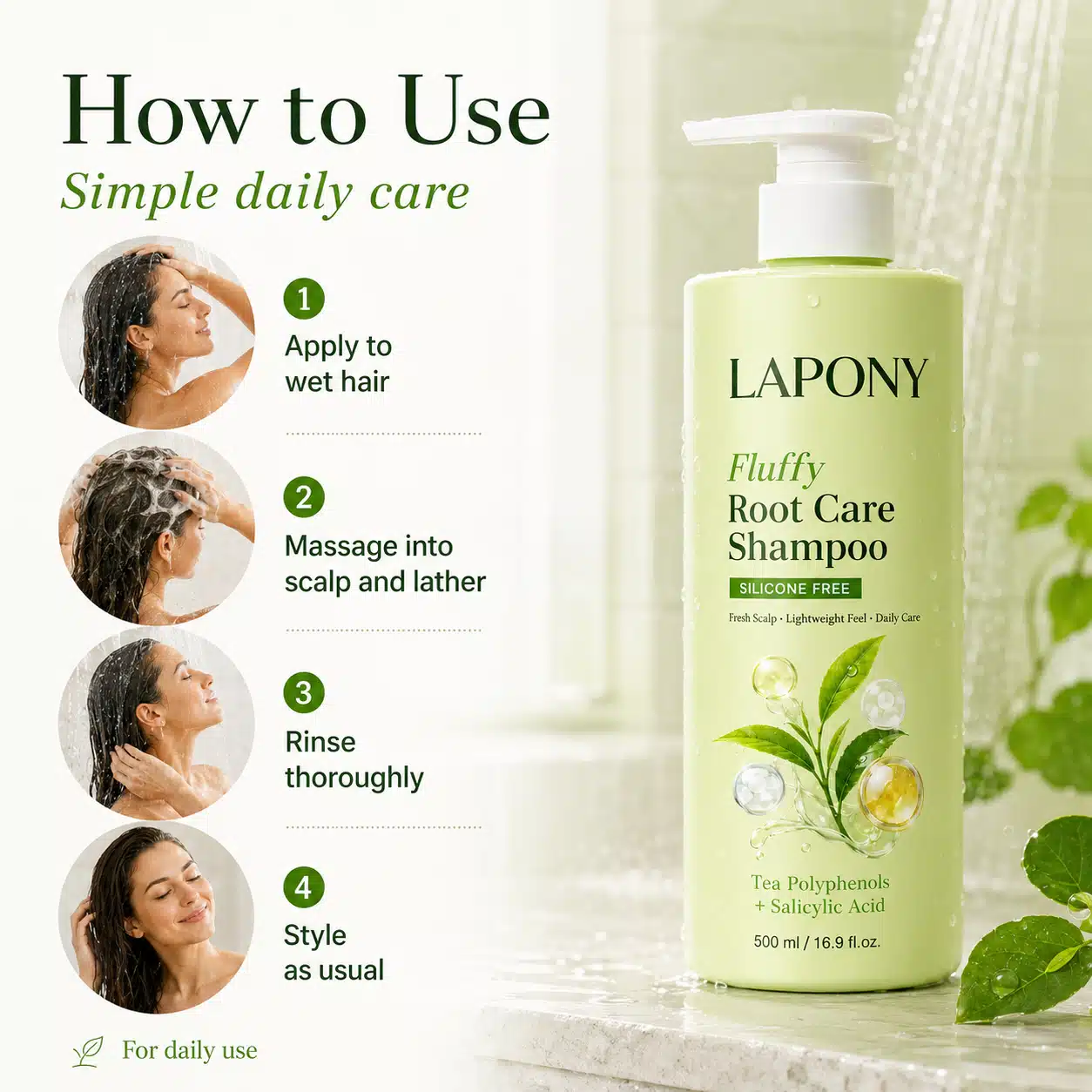 Private Label Fluffy Root Care Shampoo image 4