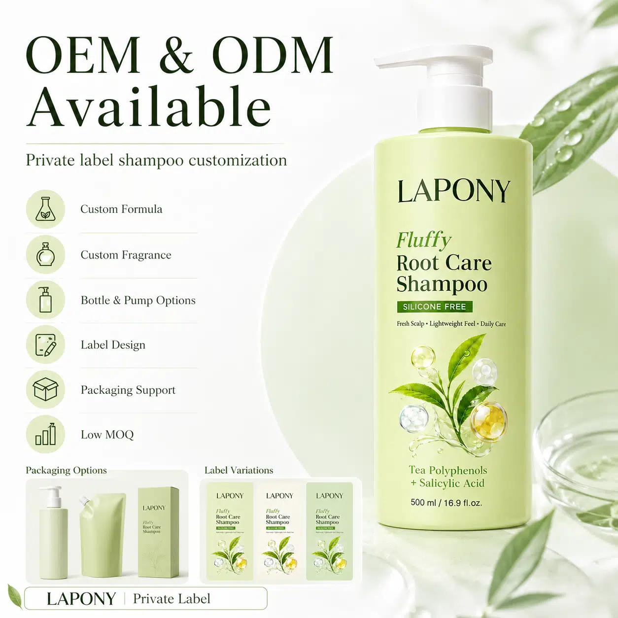 Private Label Fluffy Root Care Shampoo image 5