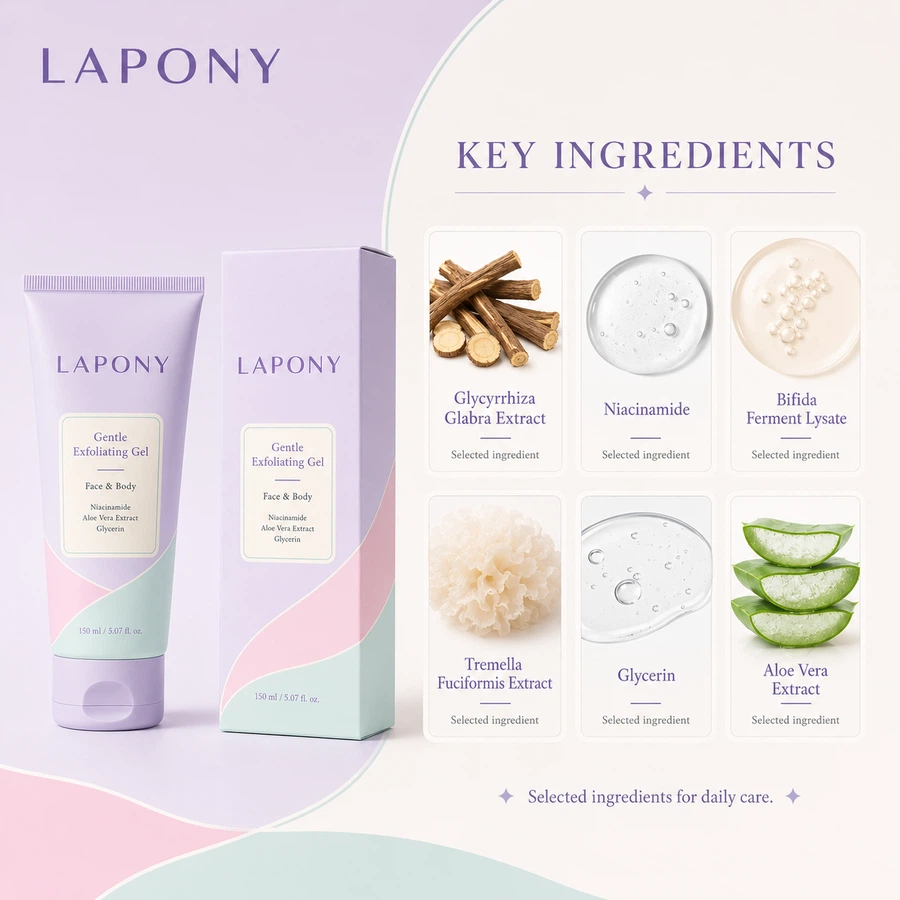 Private Label Gentle Exfoliating Gel for Face & Body image 2