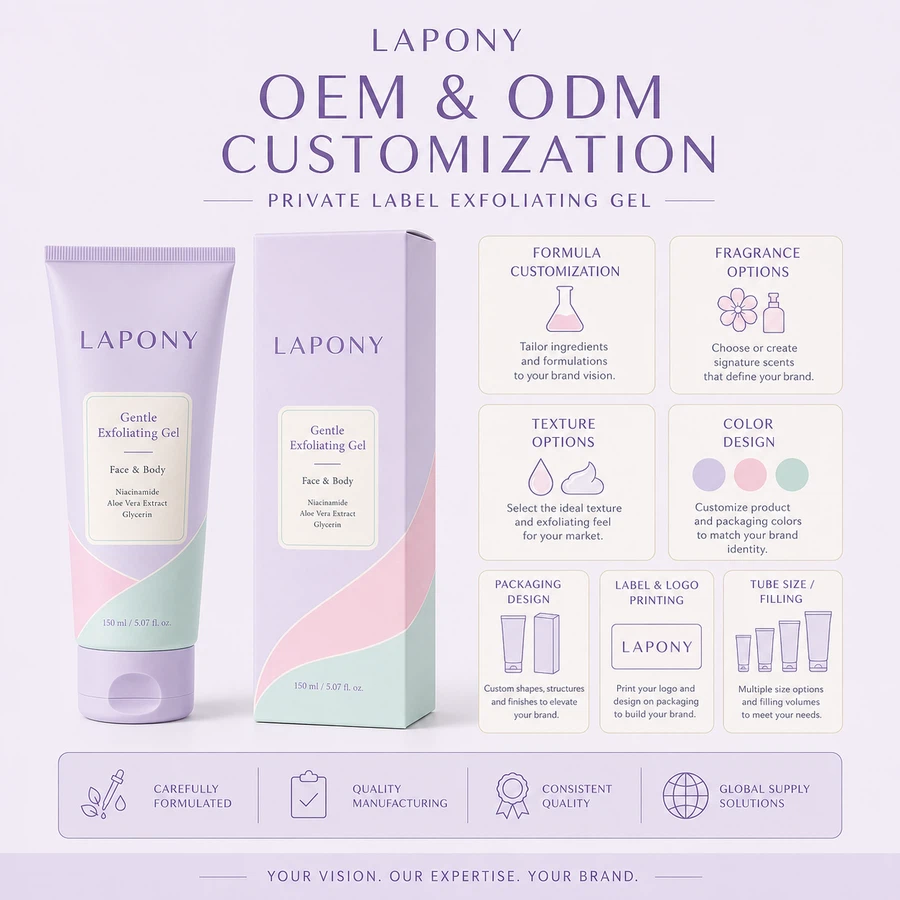 Private Label Gentle Exfoliating Gel for Face & Body image 5