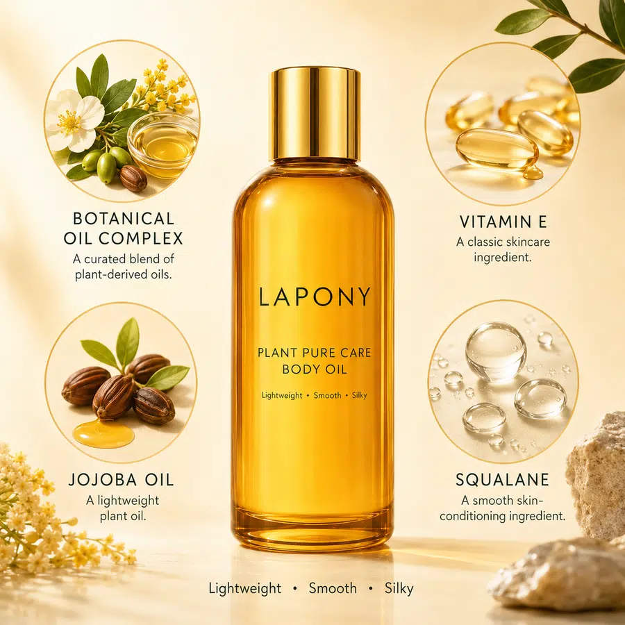 Private Label Plant Pure Care Body Oil image 3