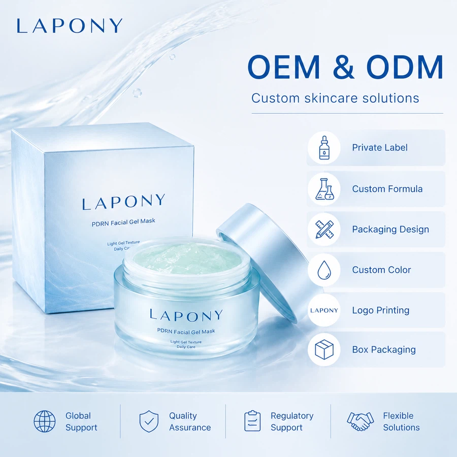 Private Label PDRN Hydrating Facial Gel Mask image 5