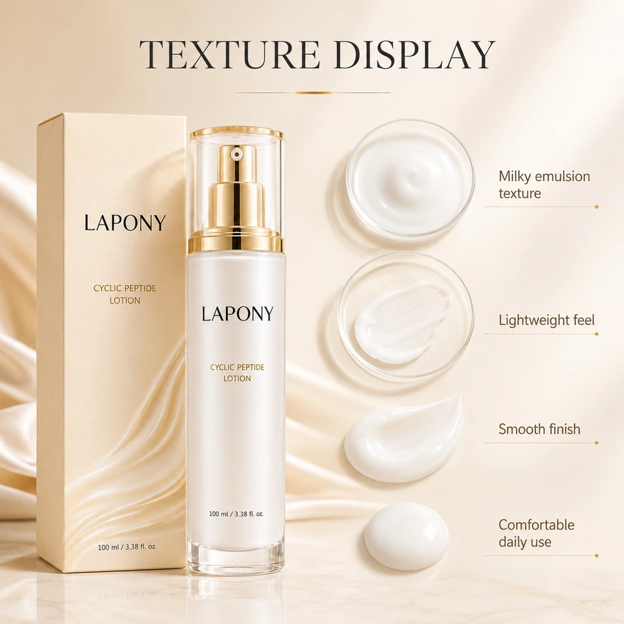 Private Label Cyclic Peptide Moisturizing Lotion image 4