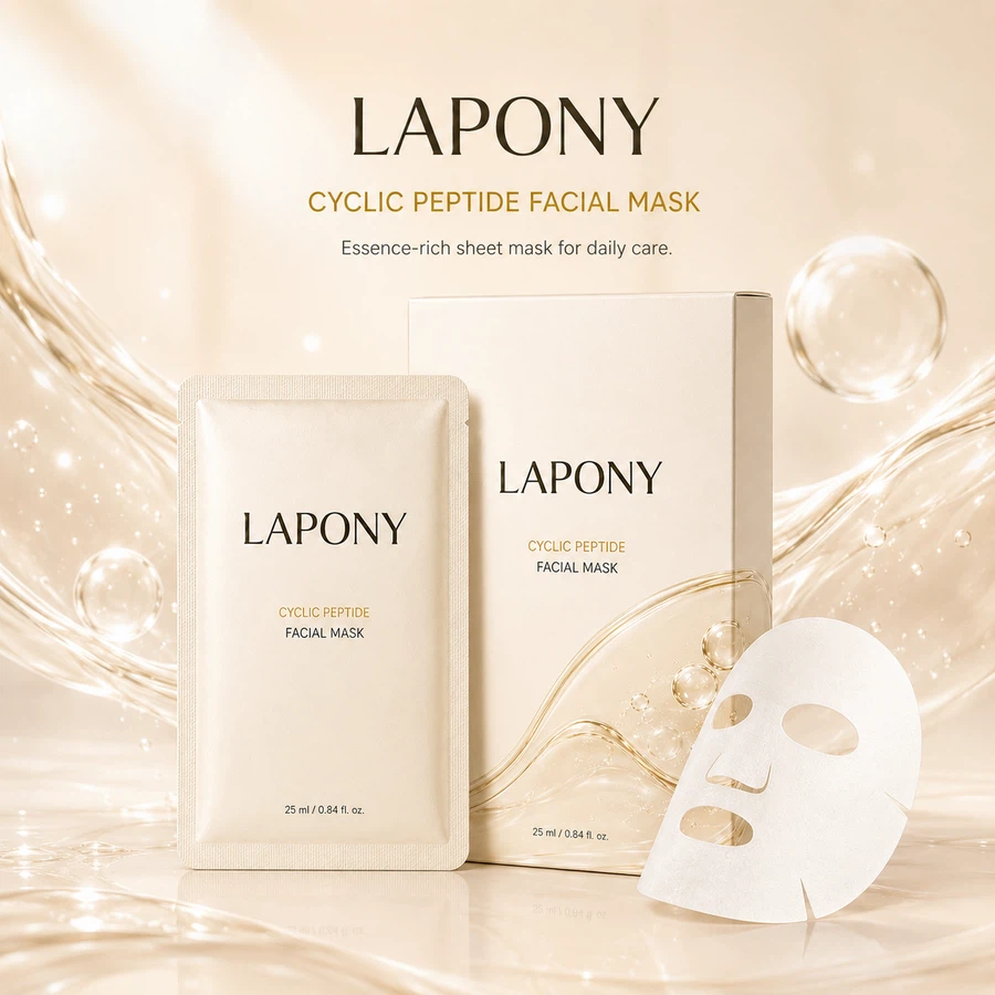 Private Label Cyclic Peptide Hydrating Sheet Mask image 2