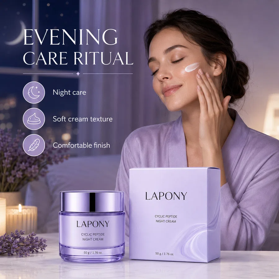 Private Label Cyclic Peptide Night Cream image 6