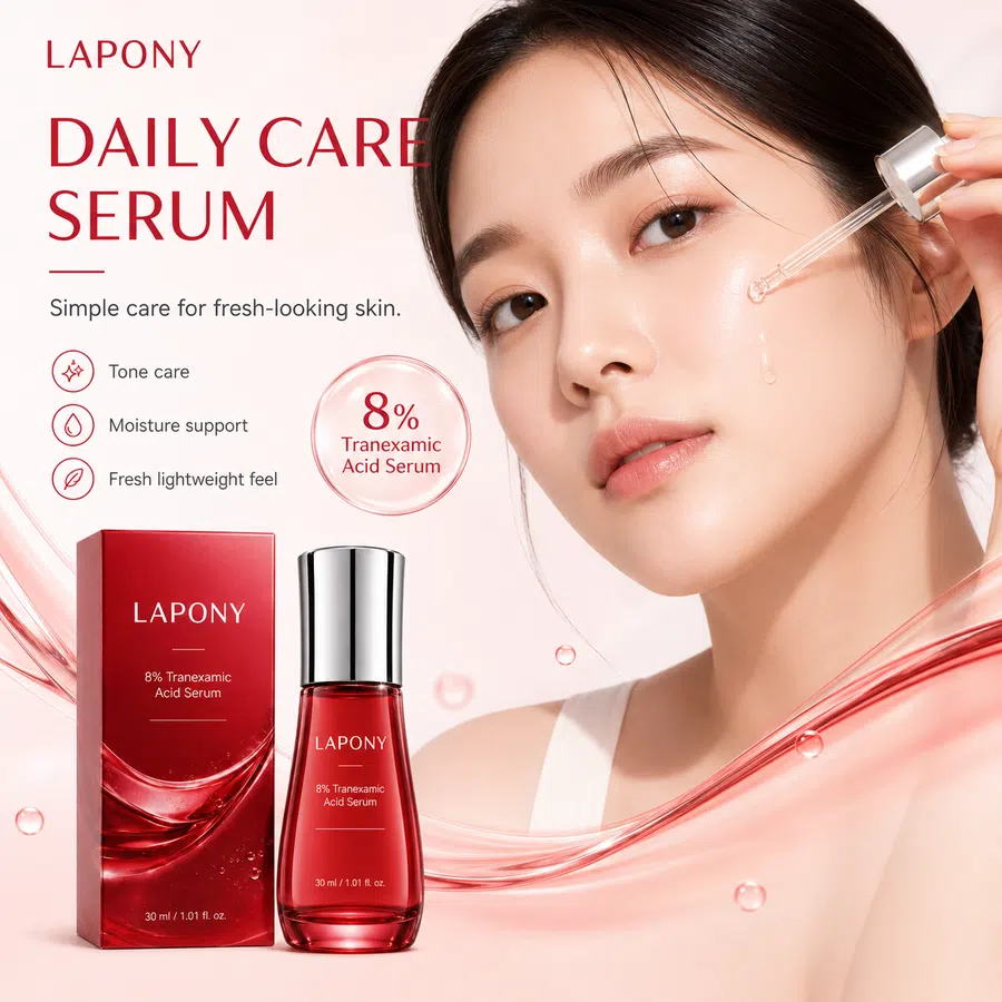 Private Label 8% Tranexamic Acid Daily Face Serum image 5