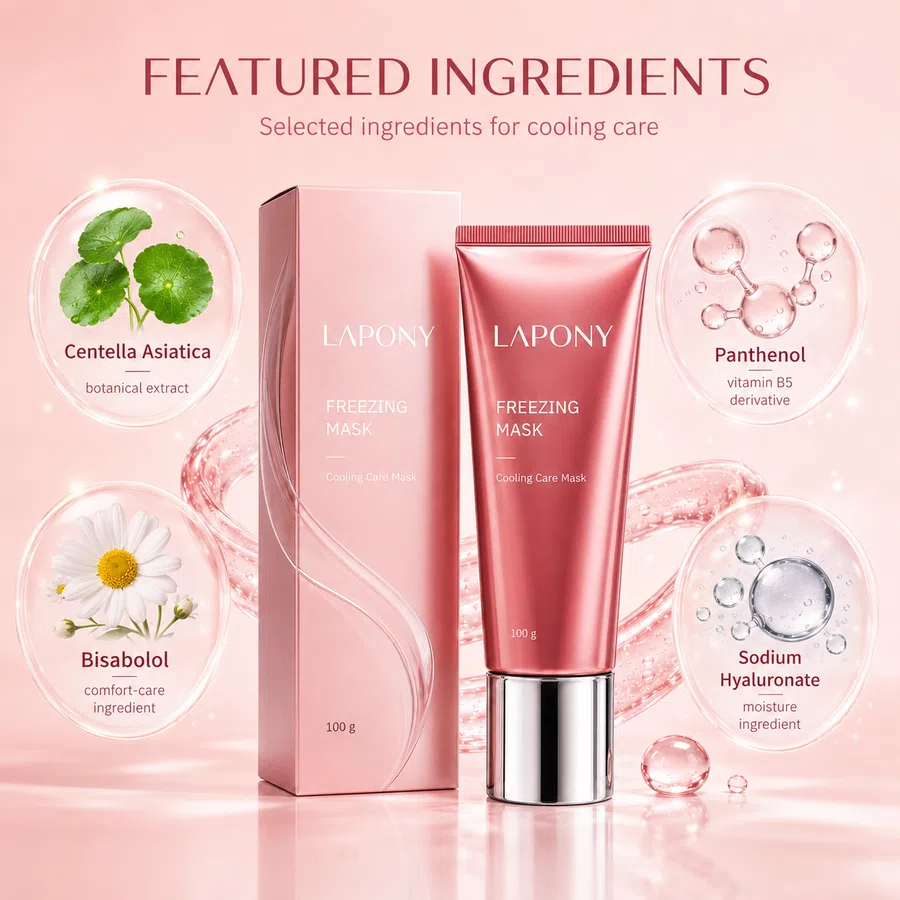 Private Label Cooling Gel Face Mask image 2