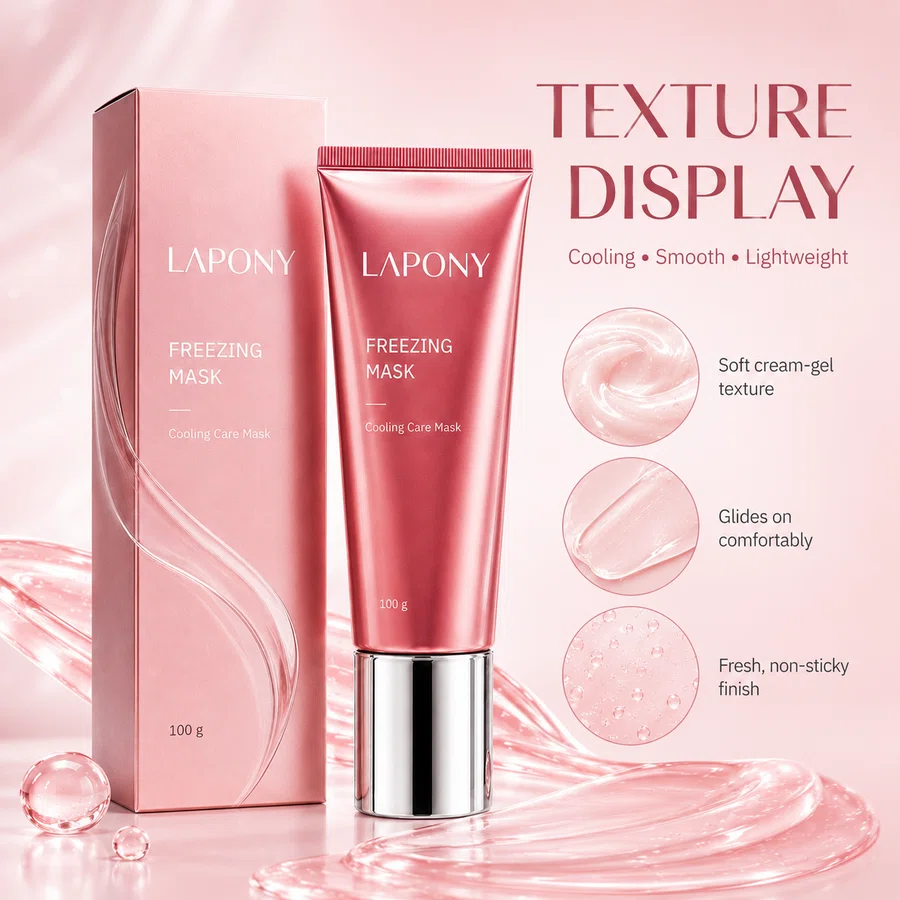 Private Label Cooling Gel Face Mask image 3