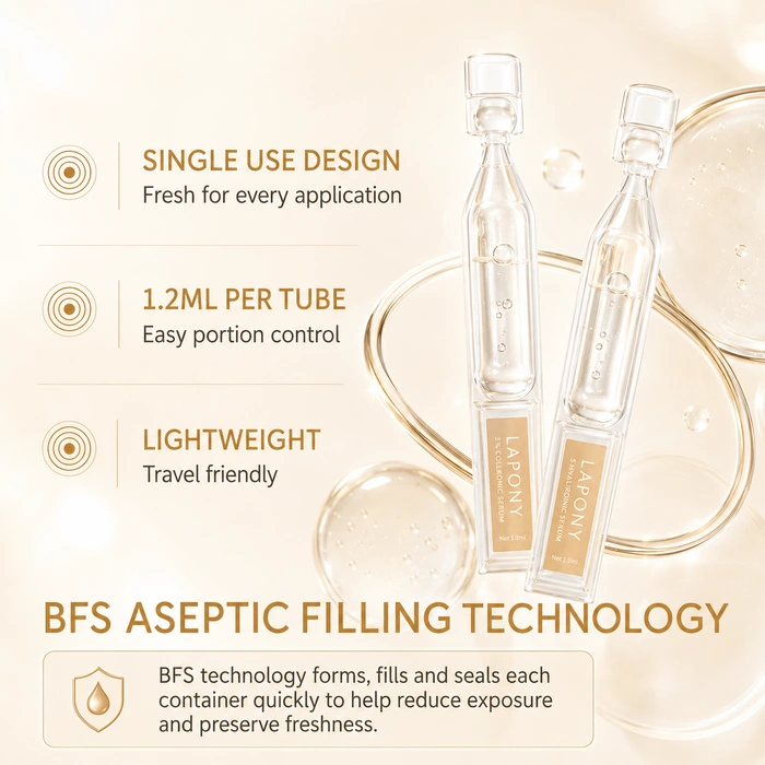 Private Label 5 Hyaluronic Acids 3% Collagen Serum Ampoules image 4