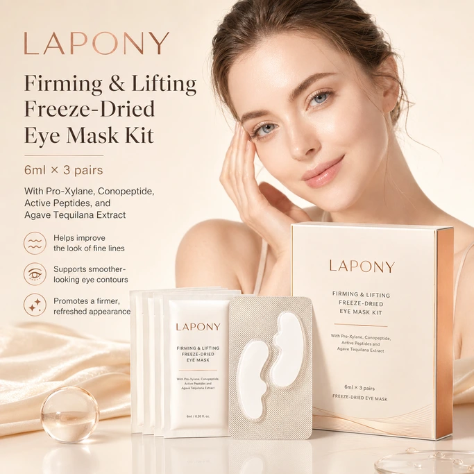 Private Label Firming Freeze-Dried Eye Mask Kit image 2