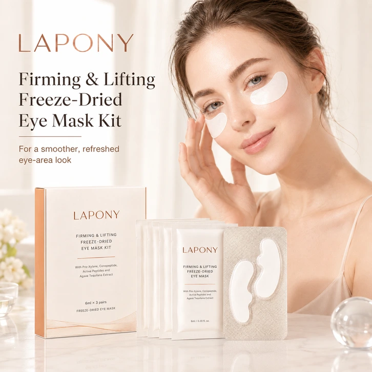 Private Label Firming Freeze-Dried Eye Mask Kit image 5