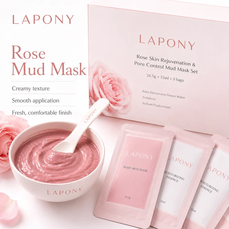 Private Label Rose Mud Mask Set image 3