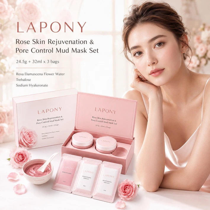 Private Label Rose Mud Mask Set image 5