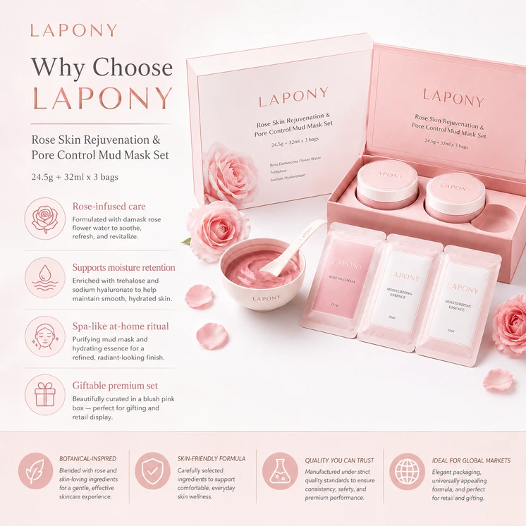 Private Label Rose Mud Mask Set image 6