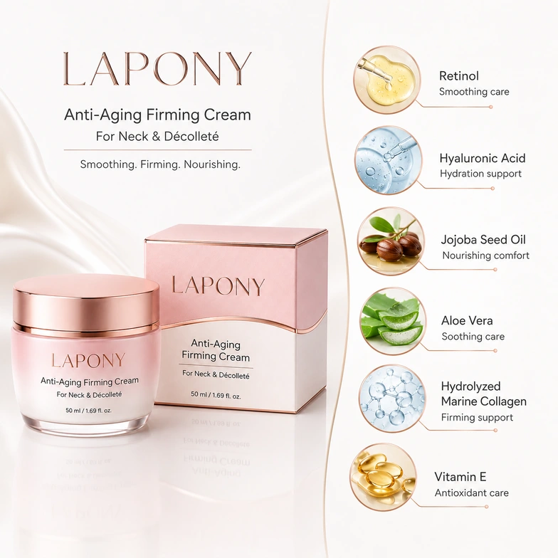 Private Label Firming Neck & Décolleté Cream image 3