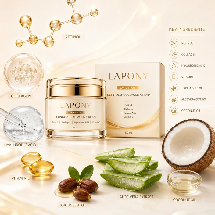 Private Label Retinol & Collagen Moisturizing Cream image 3