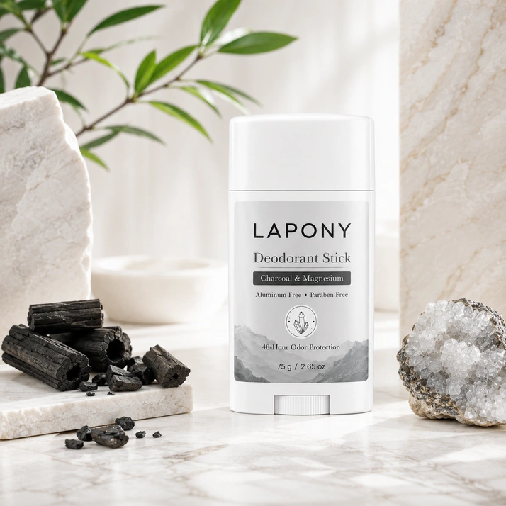 Private Label Charcoal & Magnesium Deodorant Stick image 2