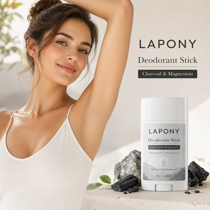 Private Label Charcoal & Magnesium Deodorant Stick image 3