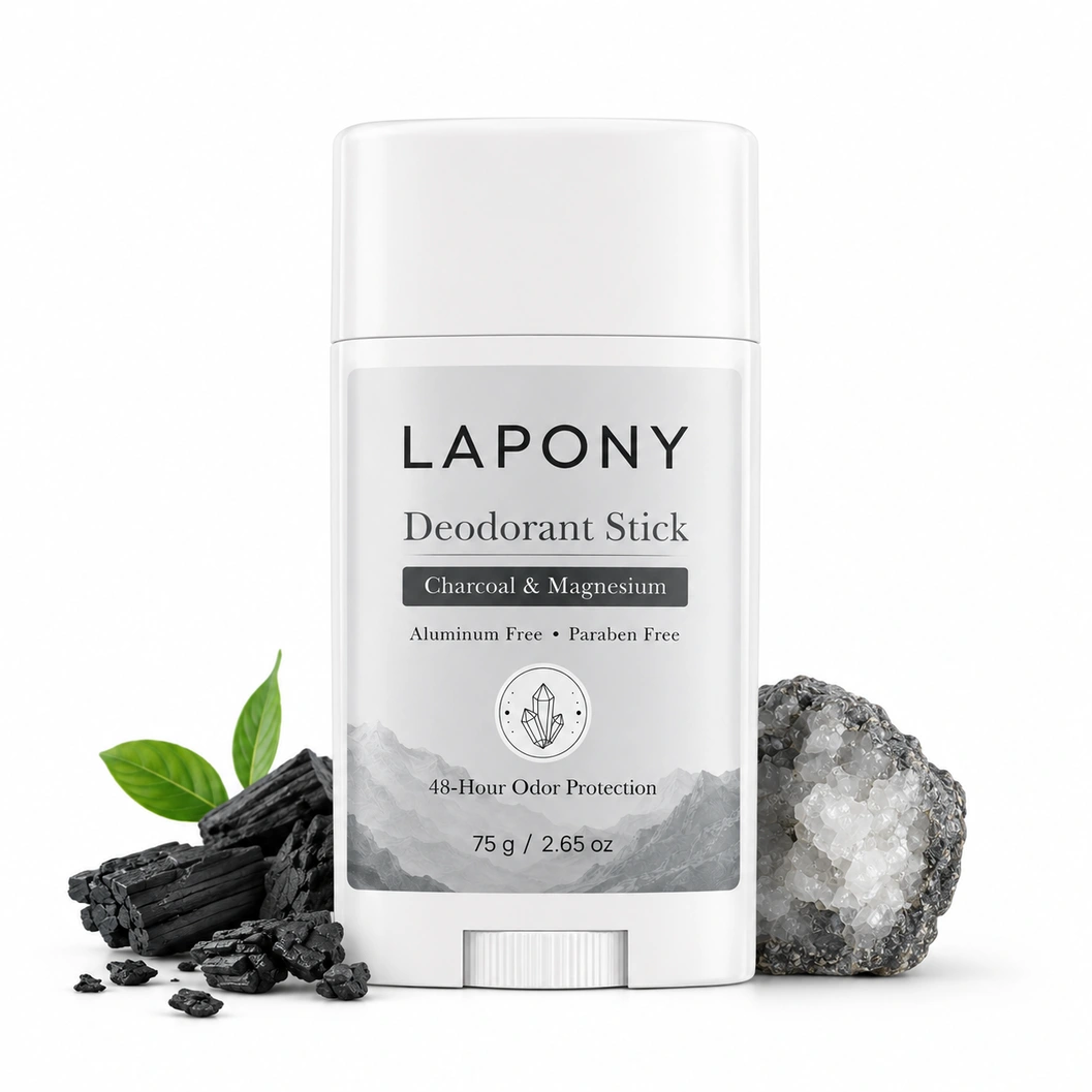 Private Label Charcoal & Magnesium Deodorant Stick