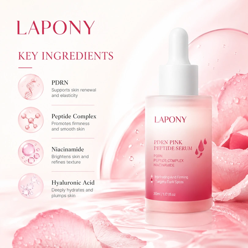 Private Label PDRN Pink Peptide Serum image 2