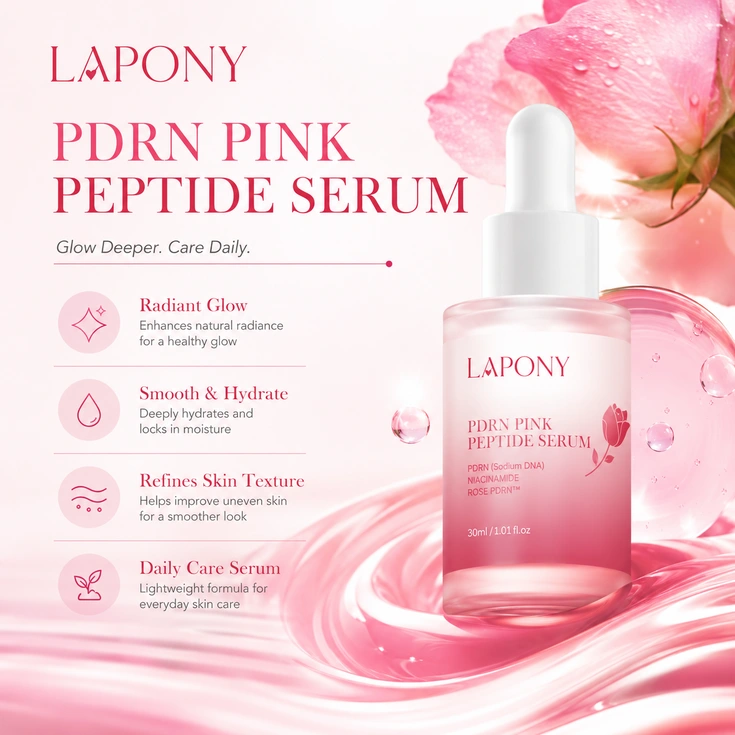 Private Label PDRN Pink Peptide Serum image 3