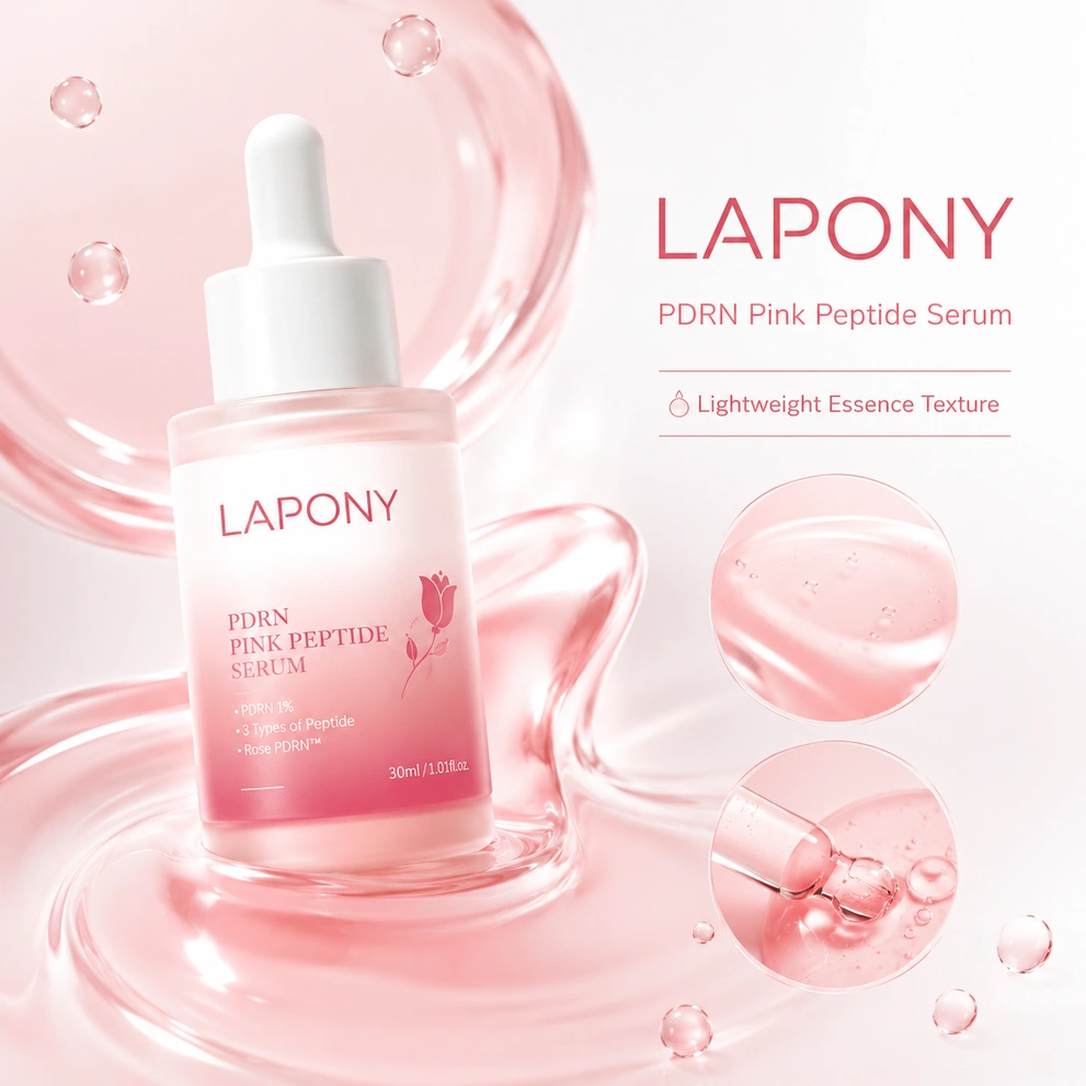 Private Label PDRN Pink Peptide Serum image 5