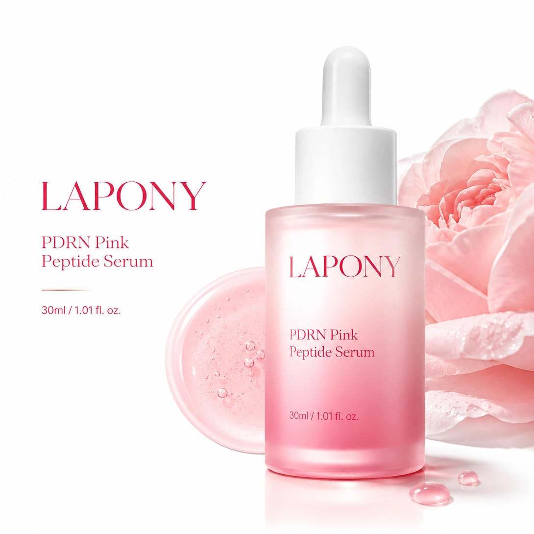 Private Label PDRN Pink Peptide Serum