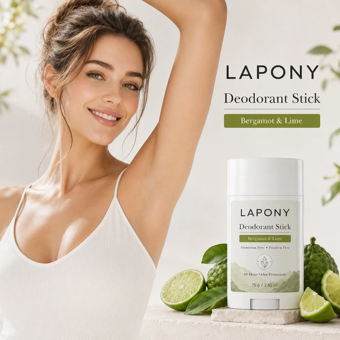 Private Label Bergamot & Lime Deodorant Stick image 2