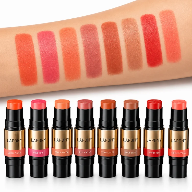 Private Label Dual-Ended Cream Blush Stick image 4