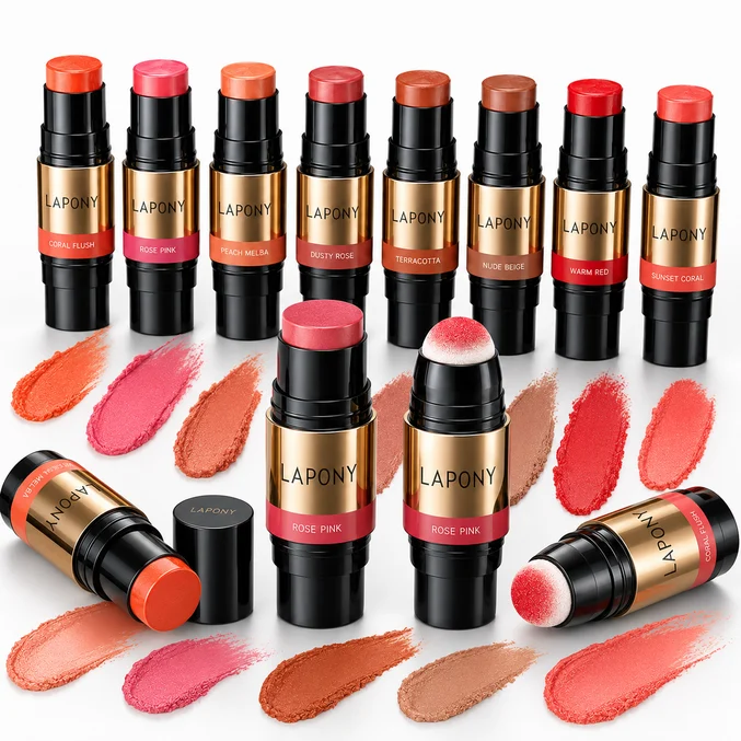Private Label Dual-Ended Cream Blush Stick image 5