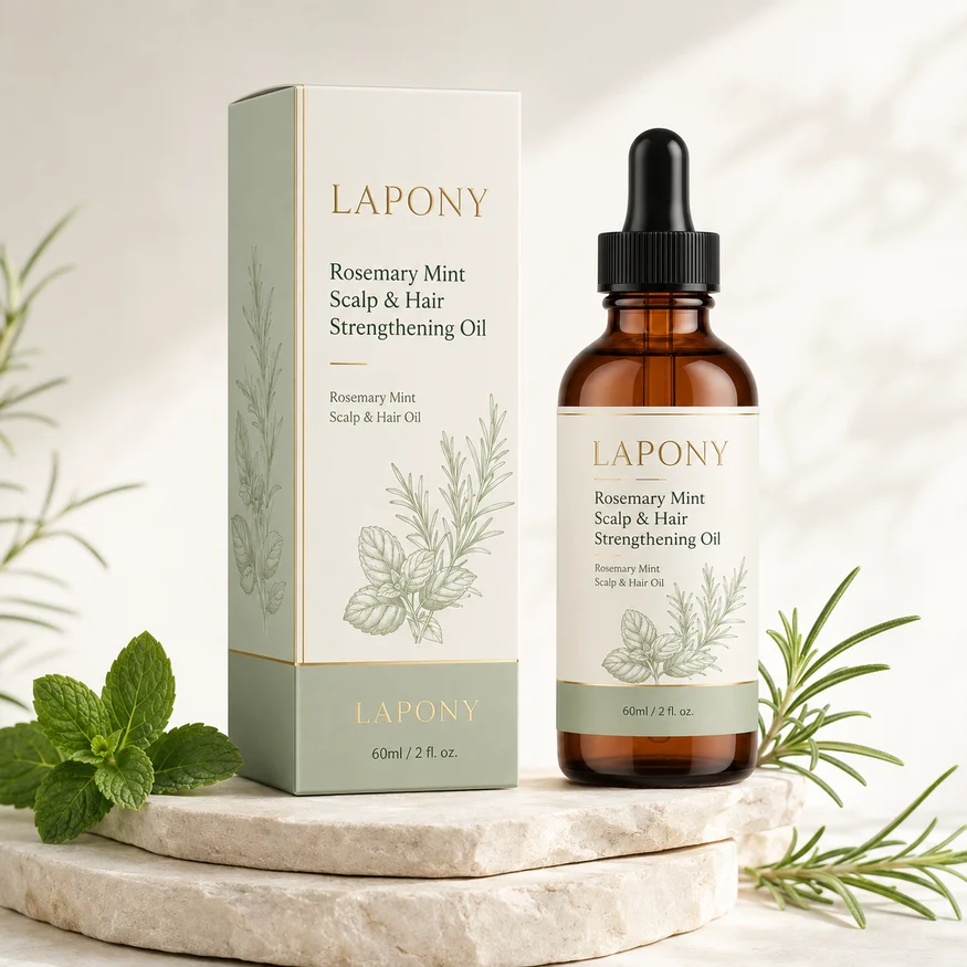 Private Label Rosemary Mint Botanical Scalp & Hair Oil image 2