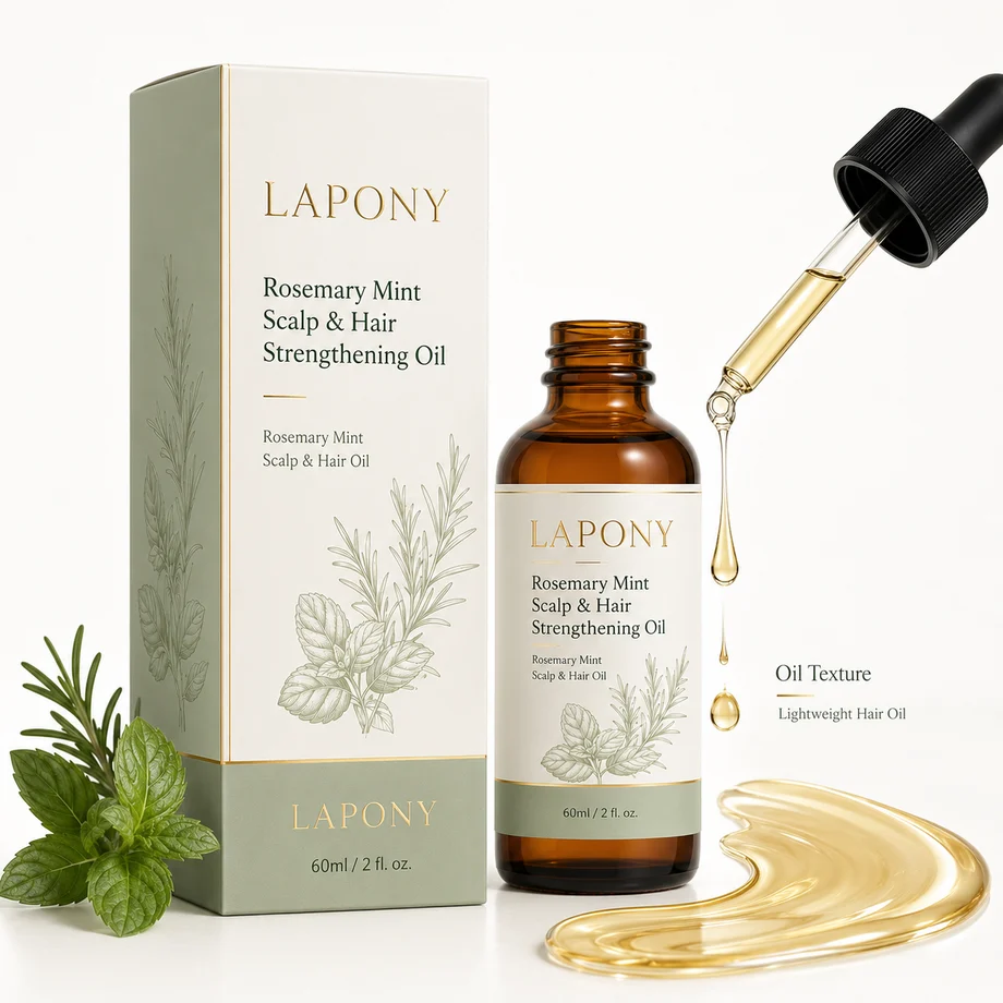 Private Label Rosemary Mint Botanical Scalp & Hair Oil image 4