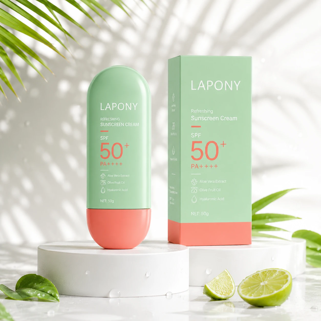 Private Label Refreshing Sunscreen Cream SPF50+ image 5