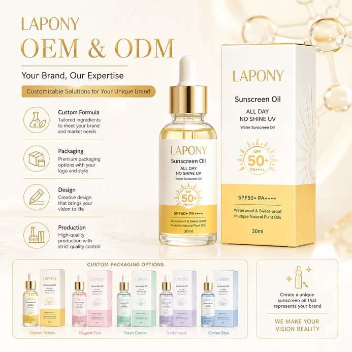 Private Label Sunscreen Oil SPF50+ image 6