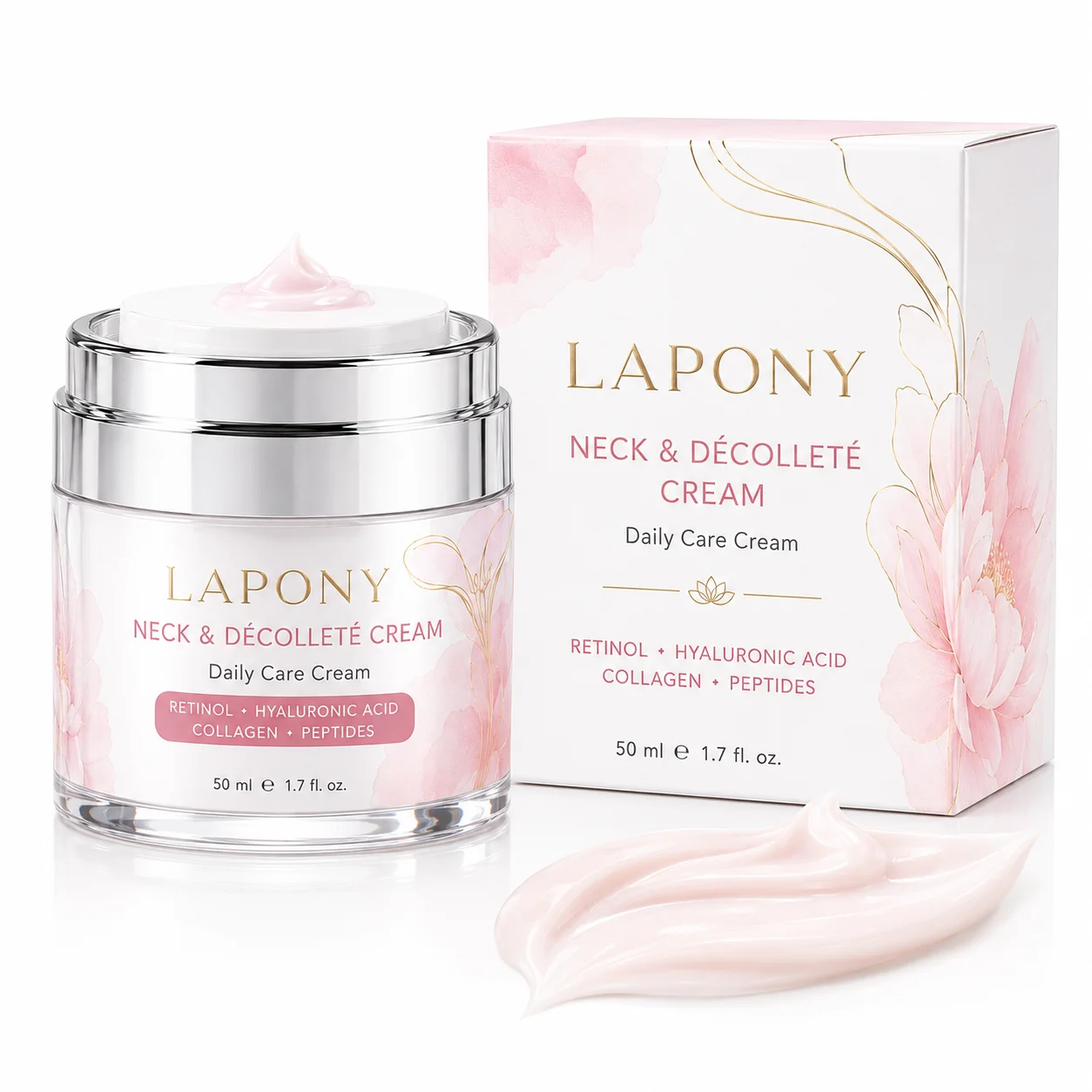 Private Label Retinol Collagen Neck & Décolleté Cream