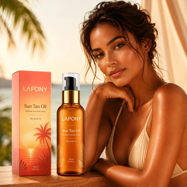Private Label Sun Tan Body Oil image 2