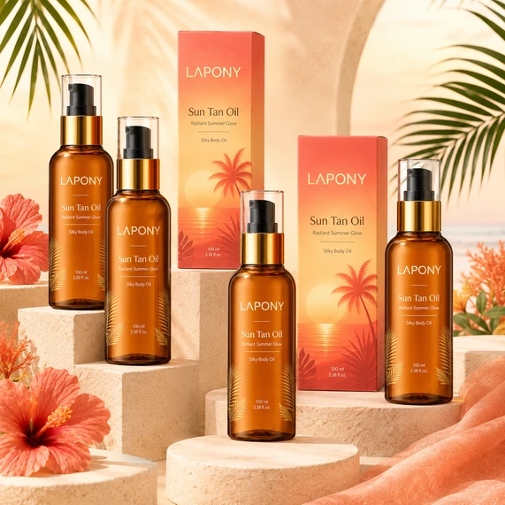 Private Label Sun Tan Body Oil image 4