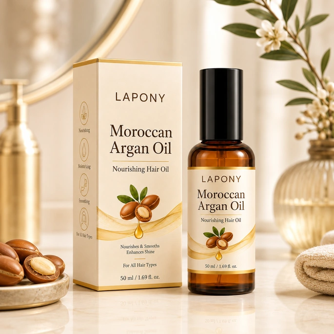 Private Label Moroccan Argan Hair Oil image 2