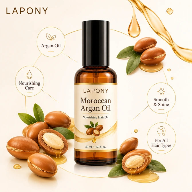 Private Label Moroccan Argan Hair Oil image 3