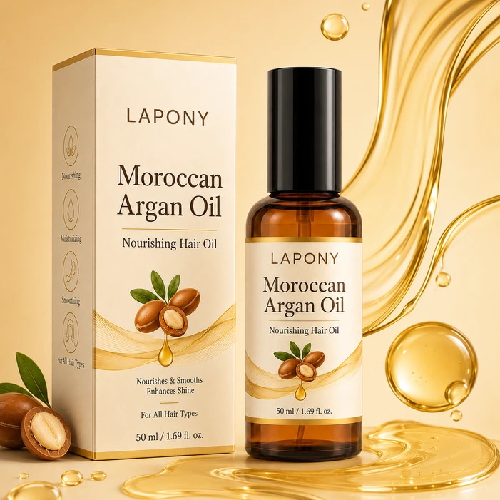 Private Label Moroccan Argan Hair Oil image 5