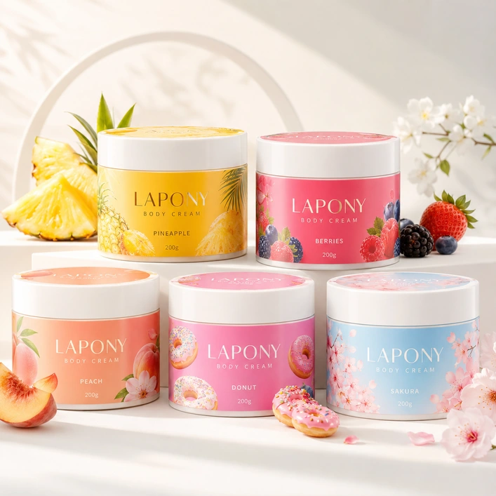 Private Label Scented Body Cream Collection