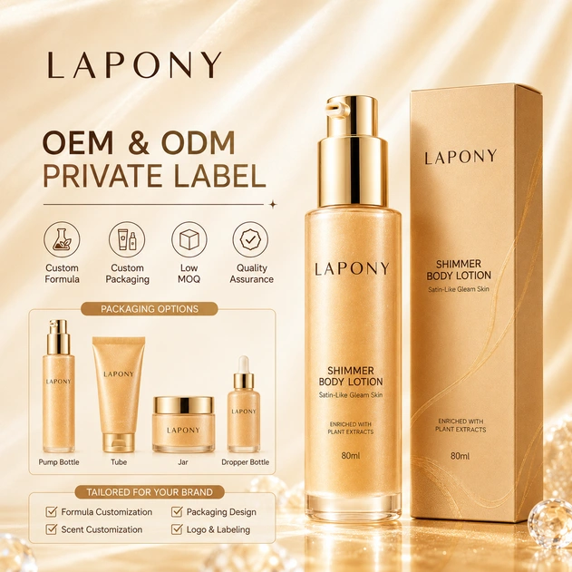 Private Label Shimmer Body Lotion image 6