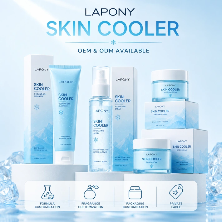 Private Label Skin Cooler Face & Body Care Set image 8